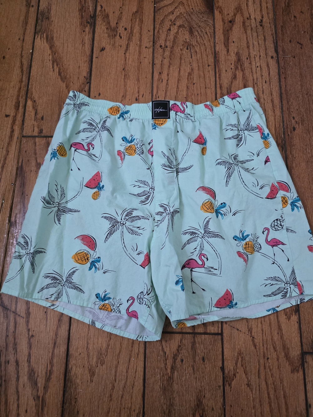 Hollister Pink Flamingo Print Boxers